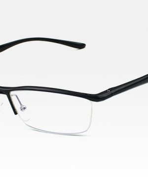 Štýlové okuliare na prácu pri počítači v čiernej farbe