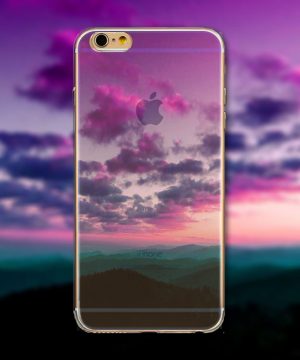Kvalitný transparentný silikónový obal na iPhone 6/6S - scenery