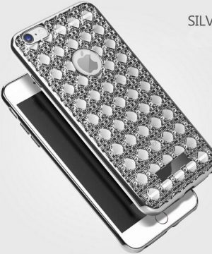Silikónový obal so šperkom na iPhone 6 / 6S - vzor