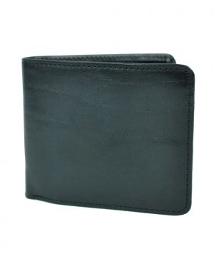 Luxusná peňaženka z prírodnej kože č.7992 v čiernej farbe