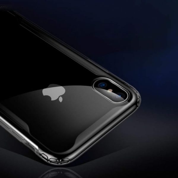 Luxusný ochranný nárazuvzdorný obal pre iPhone XS MAX, Armor Black - Image 4