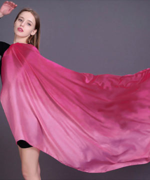 Veľký hodvábny šál v dvoch farbách - vzor 5, 180 x 110 cm